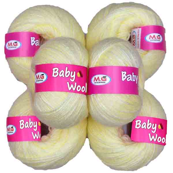 M.G. Enterprises Baby Wool Pack of 6