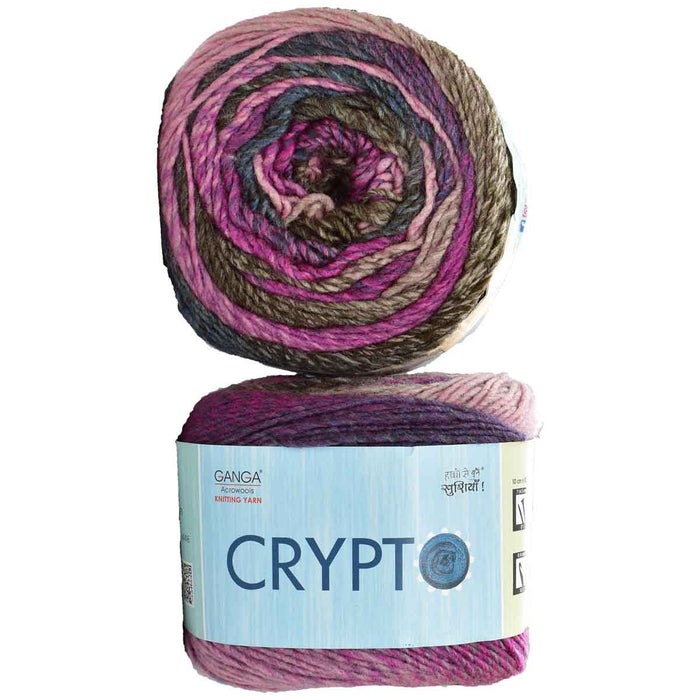 Ganga Crypto Knitting Yarn 200 gms