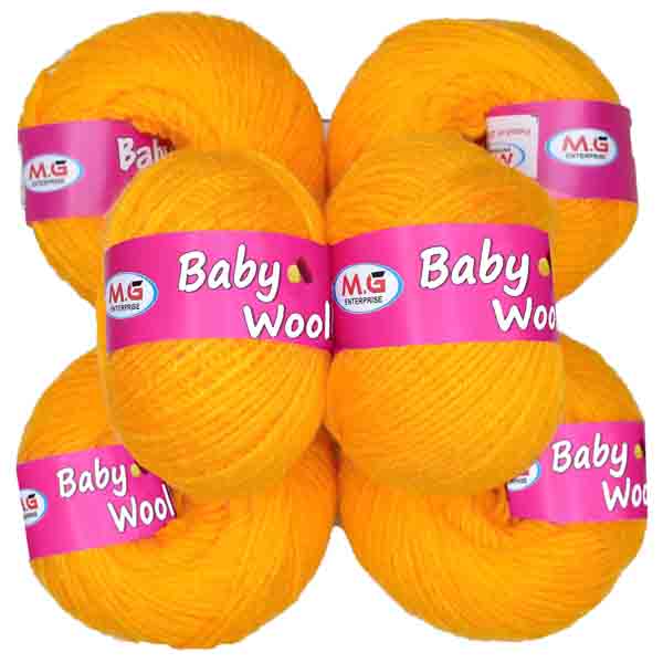 M.G. Enterprises Baby Wool Pack of 6