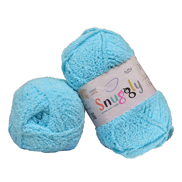 Ganga Wools Snuggly Knitting Yarn - 2 Balls