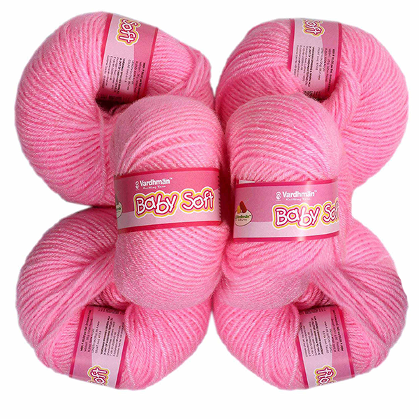 Vardhman Baby Soft Yarn  - Pack of 6 Balls