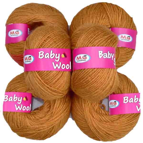 M.G. Enterprises Baby Wool Pack of 6