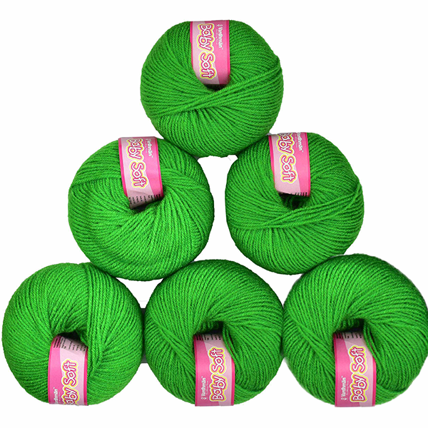 Vardhman Baby Soft Yarn  - Pack of 6 Balls