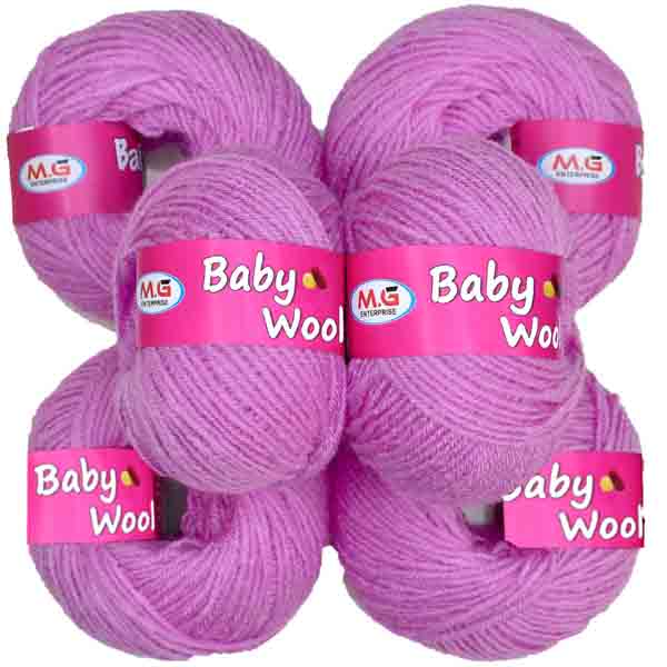 M.G. Enterprises Baby Wool Pack of 6