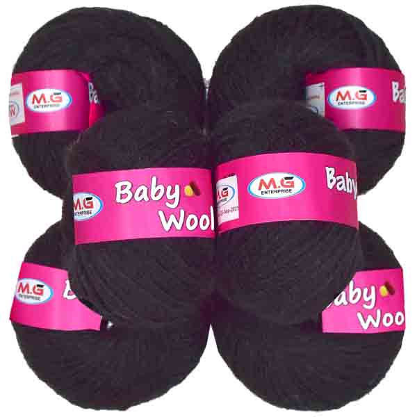 M.G. Enterprises Baby Wool Pack of 6