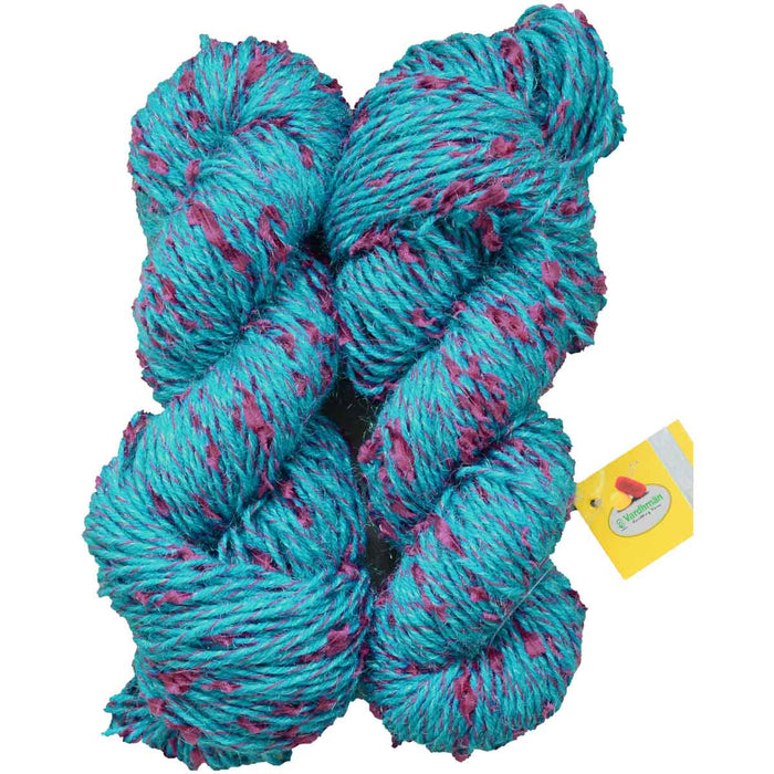 Buy M.G Enterprise Wool Yarn, Veronica Yellow Blue 200 Grams