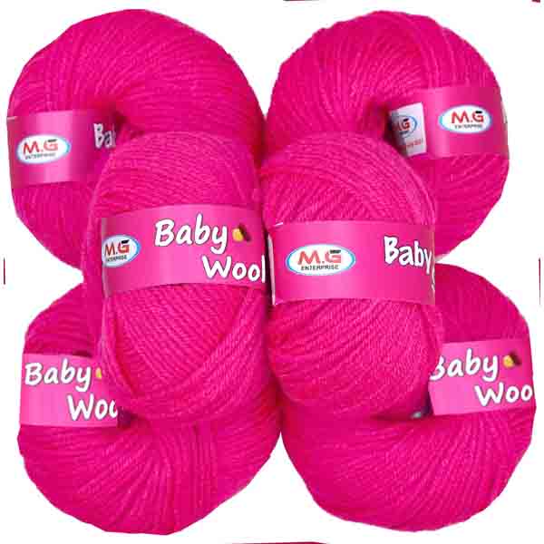 M.G. Enterprises Baby Wool Pack of 6